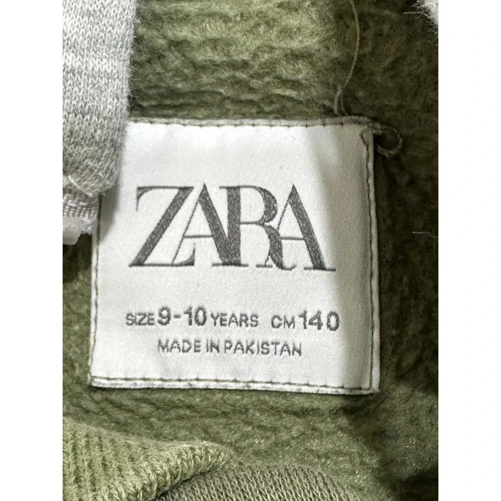 Zara Varsity Football‎ Bomber Letterman Snap Up Jacket Youth Boys Kids Size 9/10